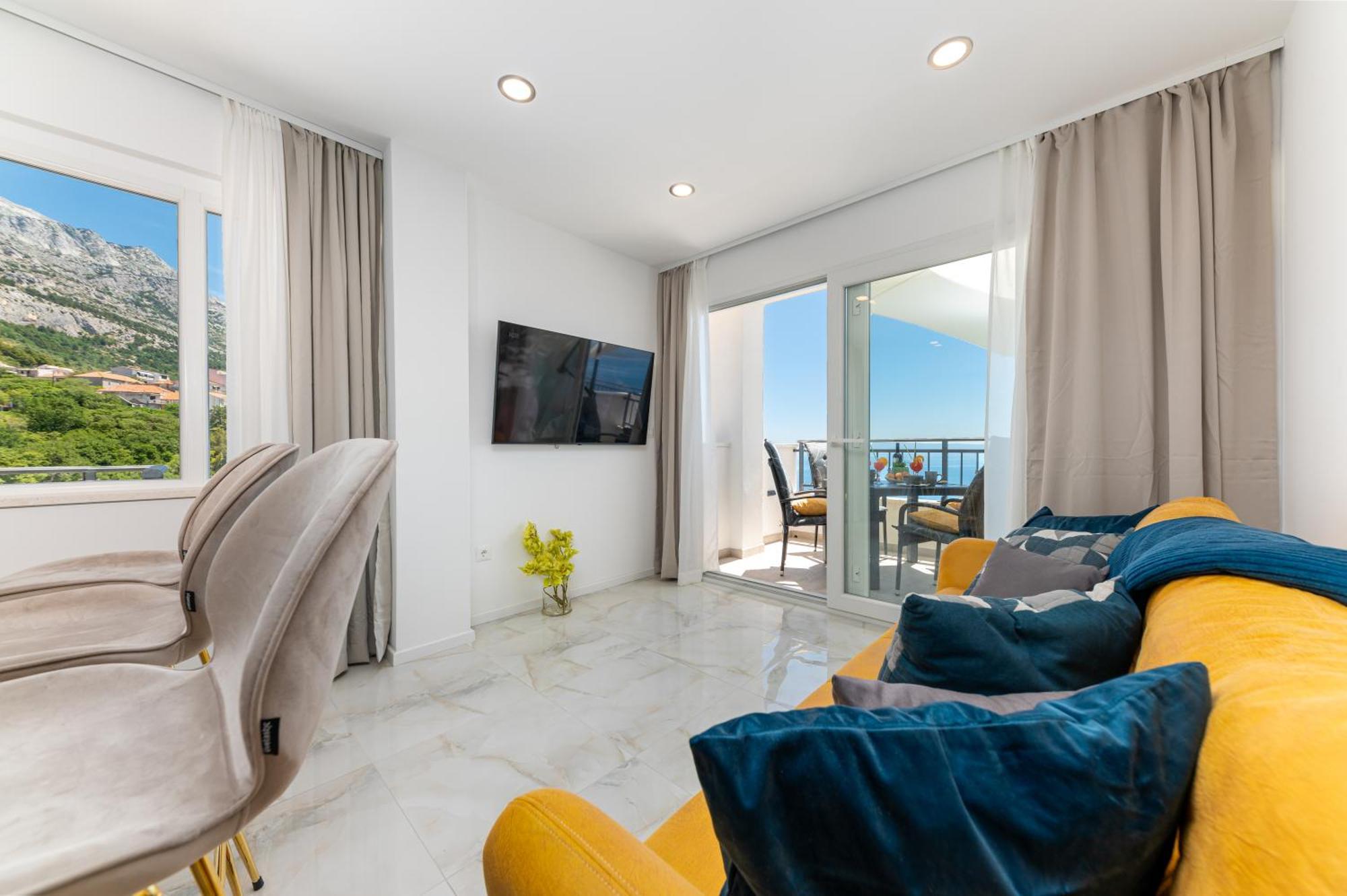 Seaview Apartments Nives Брела Екстериор снимка