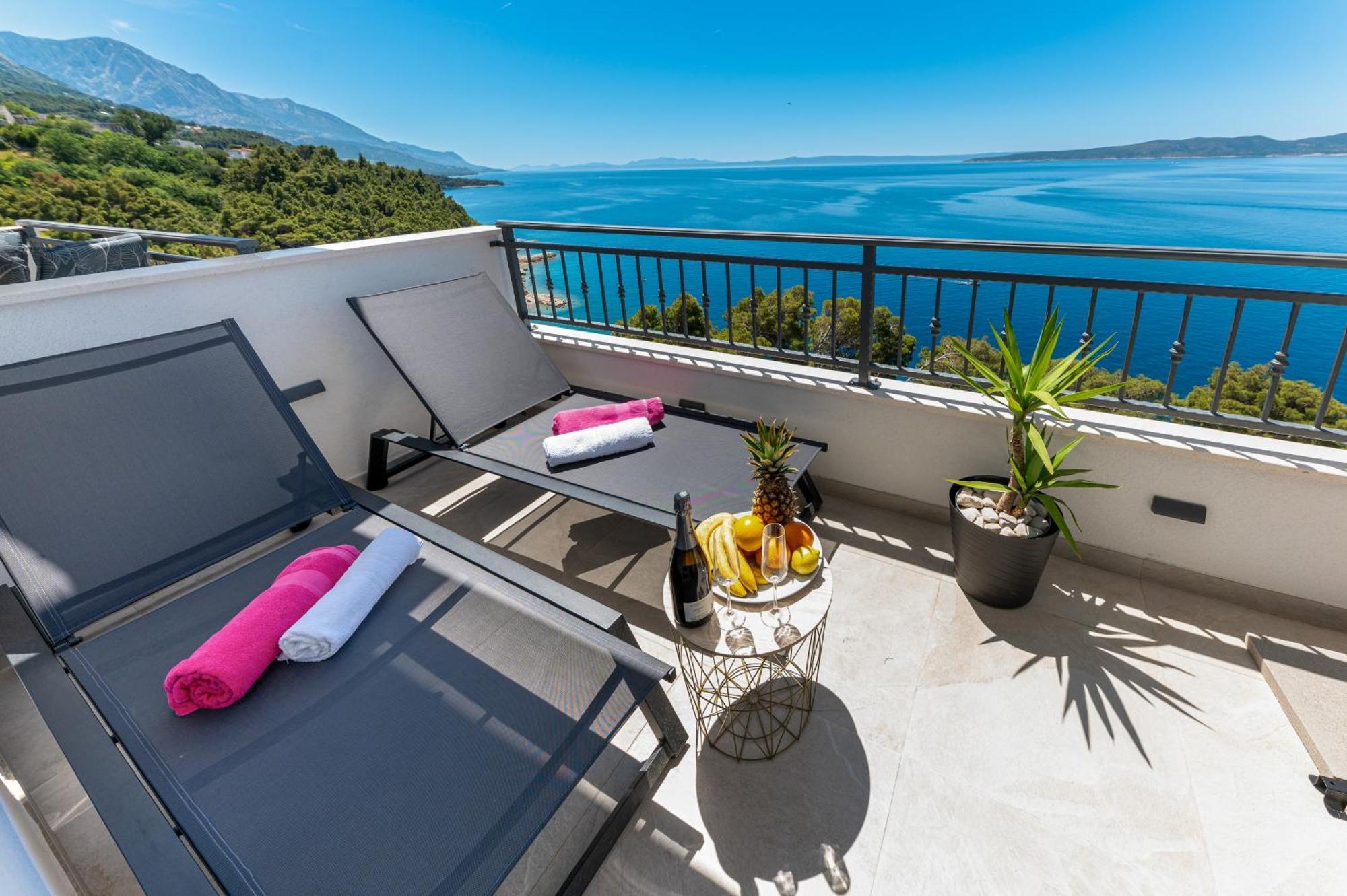 Seaview Apartments Nives Брела Стая снимка