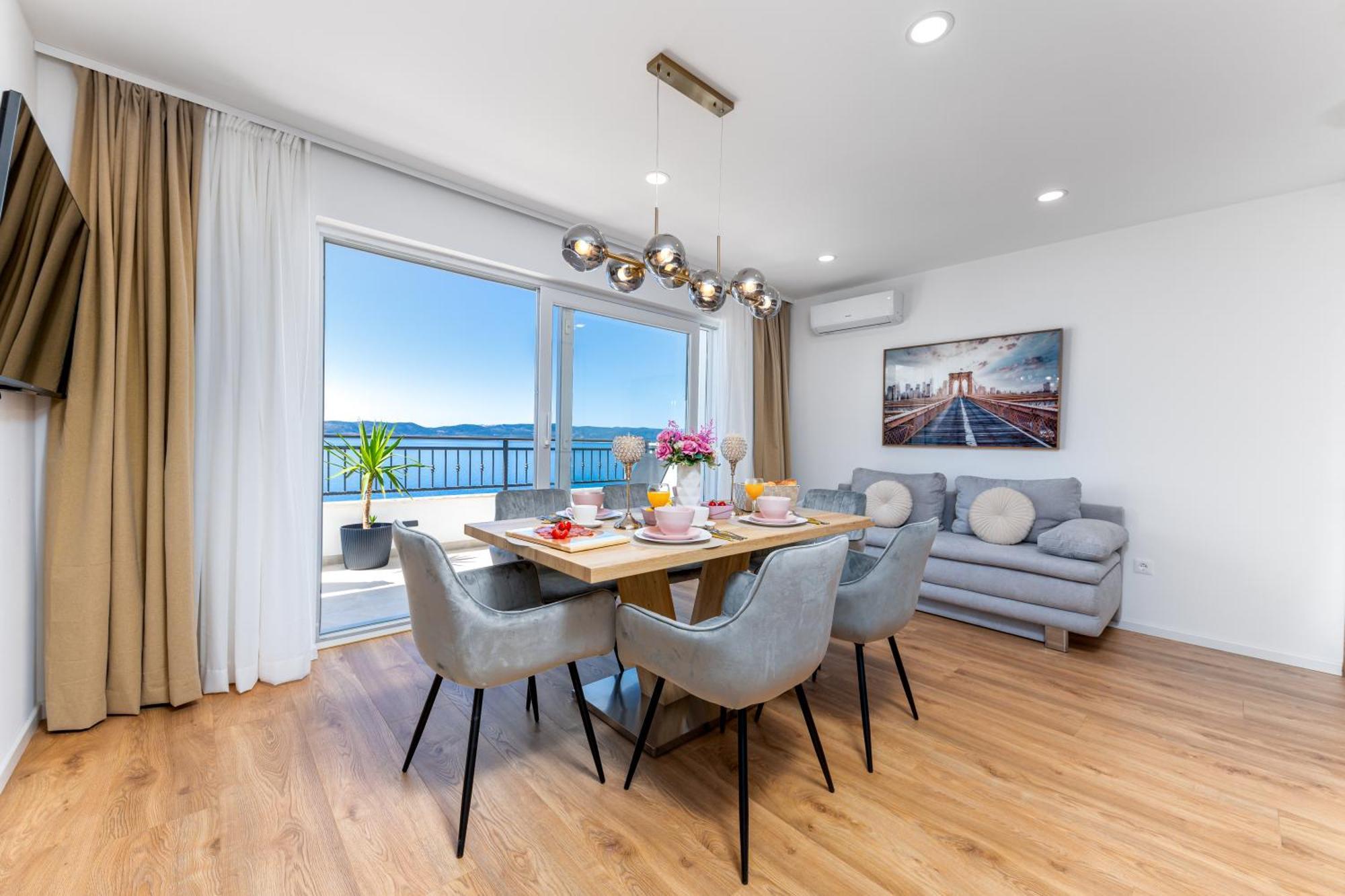 Seaview Apartments Nives Брела Екстериор снимка