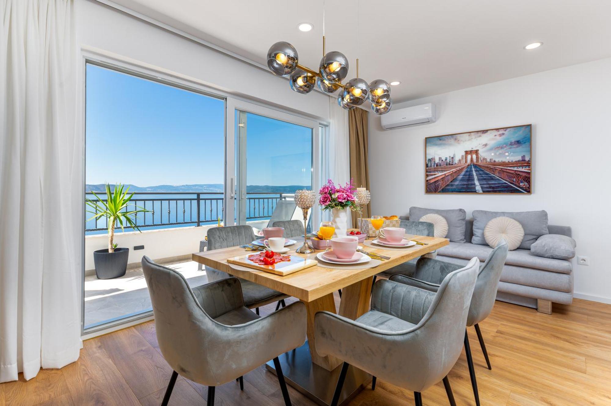 Seaview Apartments Nives Брела Екстериор снимка