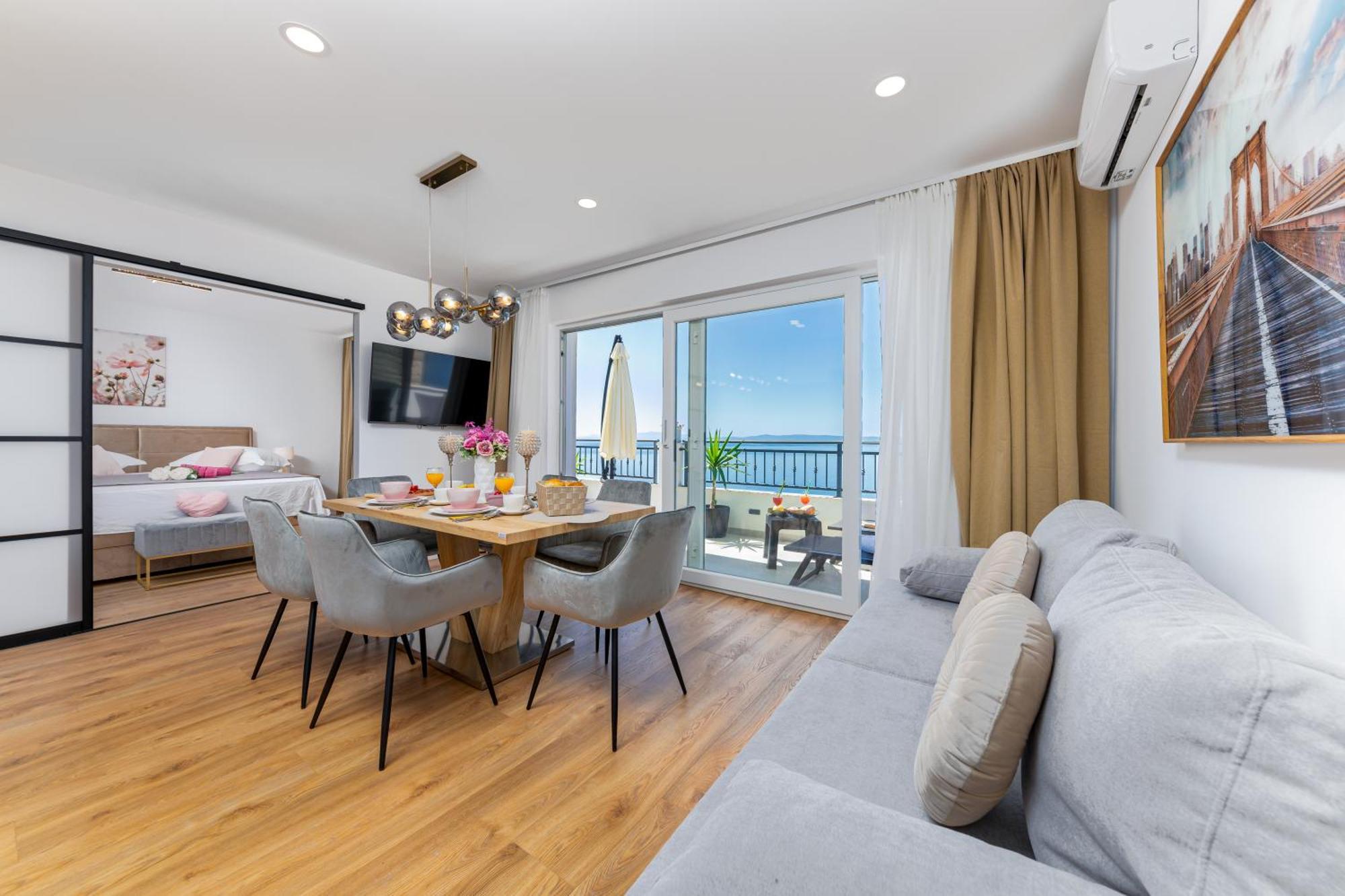 Seaview Apartments Nives Брела Екстериор снимка