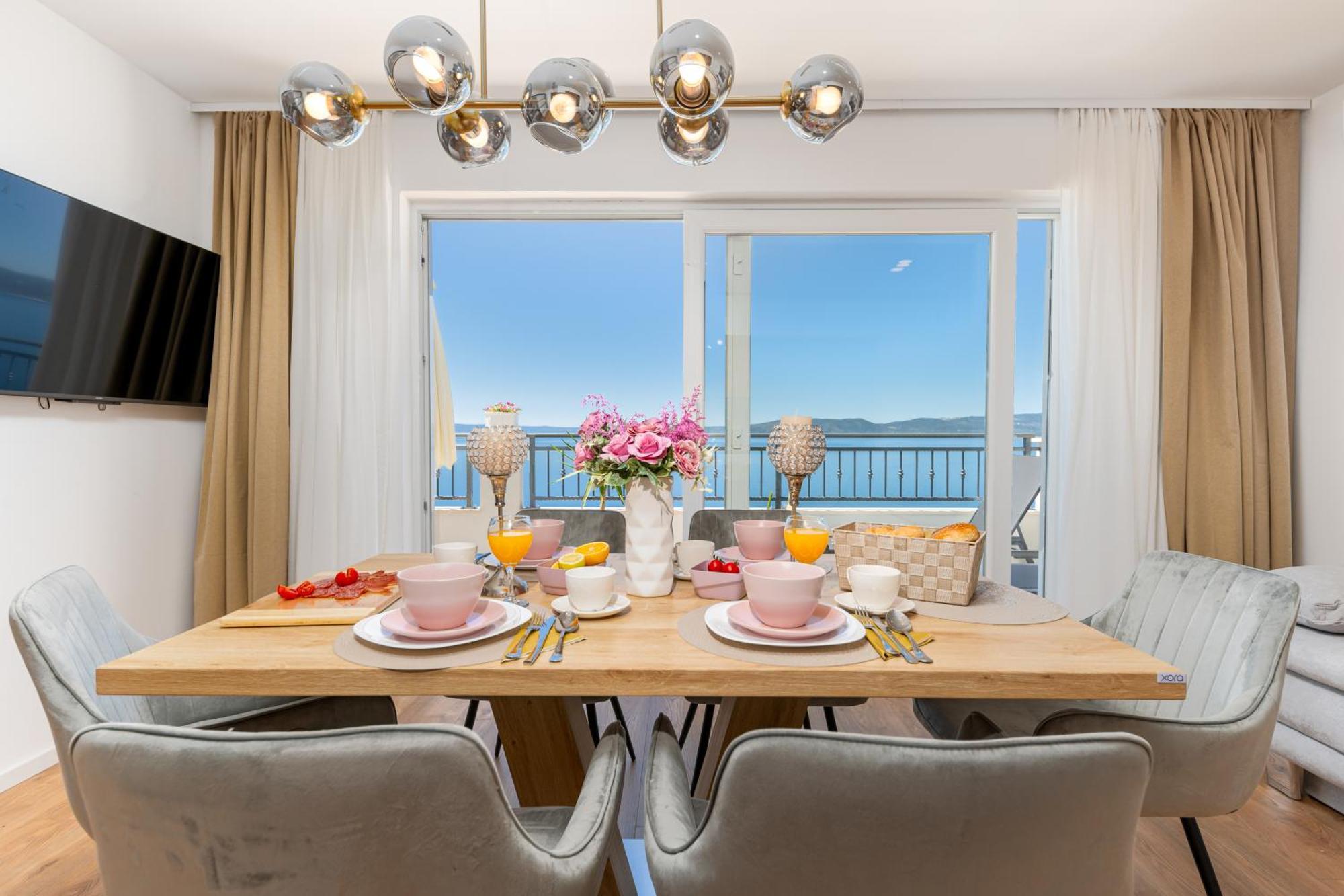 Seaview Apartments Nives Брела Екстериор снимка