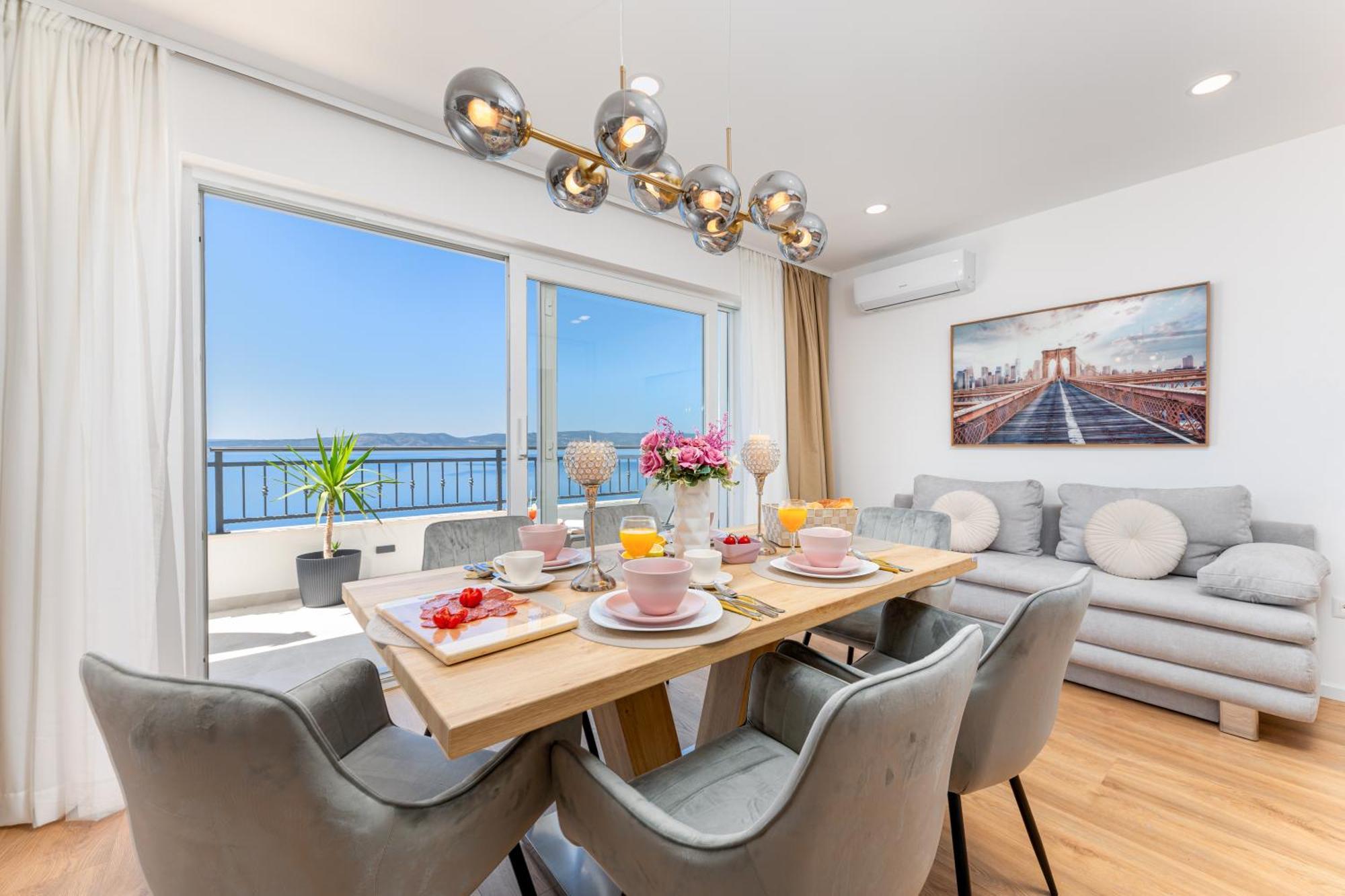 Seaview Apartments Nives Брела Екстериор снимка